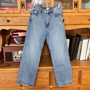 High Rise Straight Jeans